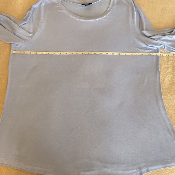 Lane Bryant Ruched Sleeve Lightweight Top - Size 18/20 - Picture 7 of 12